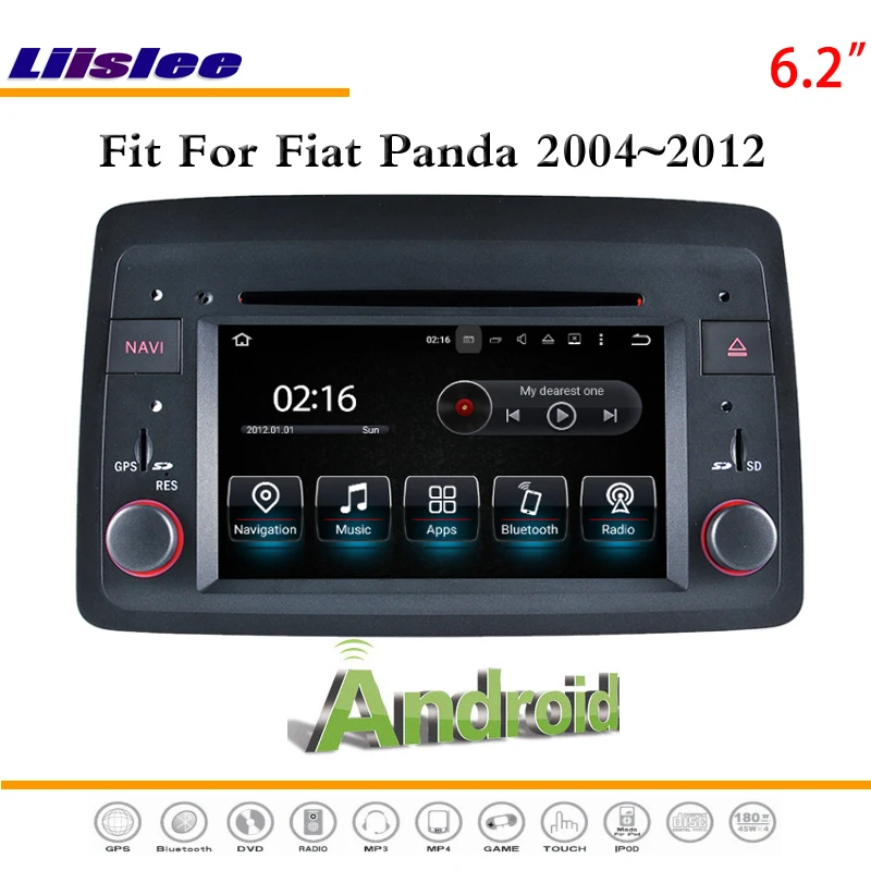 Автомобильная Мультимедийная система Android для Fiat Panda 2004 ~ 2012 стерео радио Видео