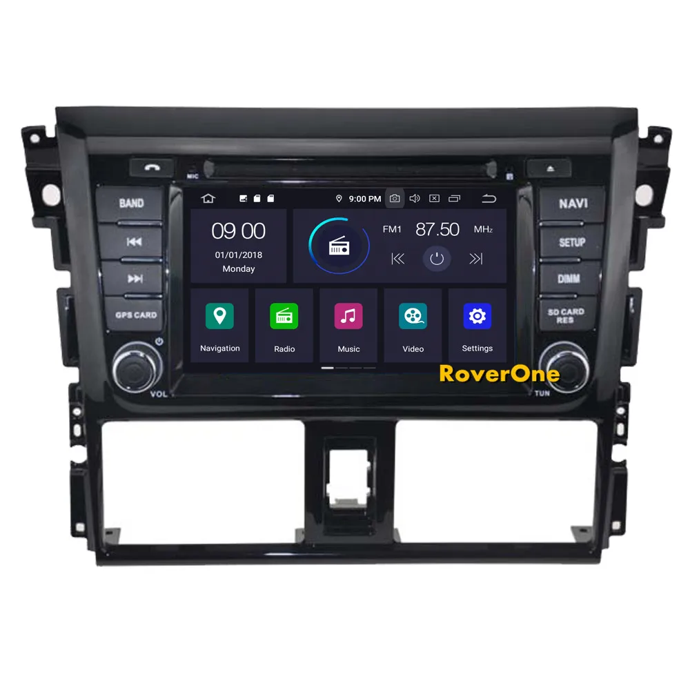 Excellent RoverOne Car Multimedia Player For Toyota Yaris Vios Sedan 2014 2015 Android 9.0 Octa Core Radio DVD GPS Stereo System PhoneLink 5 Excellent RoverOne Car Multimedia Player For Toyota Yaris Vios Sedan 2014 2015 Android 9.0 Octa Core Radio DVD GPS Stereo System PhoneLink 5