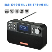 GTmedia Z3 Мини Портативный DAB радио Bluetooth цифровое радио fm-радио USB Перезаряжаемый с двумя динамиками TFT-LCD экран радио