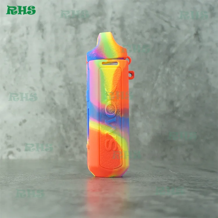 rainbow 1 шт. электронных сигарет SMOK RPM40 1500 мА/ч, комплект, силиконовый чехол крышка рукав мягкая обволакивающая упругая от RHS фабрики Быстрая - Цвет: rainbow