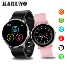 KARUNO Smartwatch H11 Fitness Men Women Clock Color Screen Blood Pressure Heart Rate Monitoring Waterproof Smart Clock Bracelet
