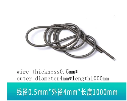 1pcs Spring tension spring wire thickness 0.2-0.4mm long 1000mm with hook spring flexible steel spring