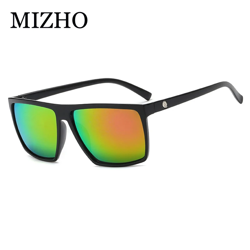 MTYJ129 green MIZHO, модные, красные, Cobain, стильные, квадратные солнцезащитные очки, мужские, Ретро стиль, классический, градиентный щит, брендовые, UV400, солнцезащитные очки, мужские, тонированные, Oculos - Цвет линз: MTYJ129 green