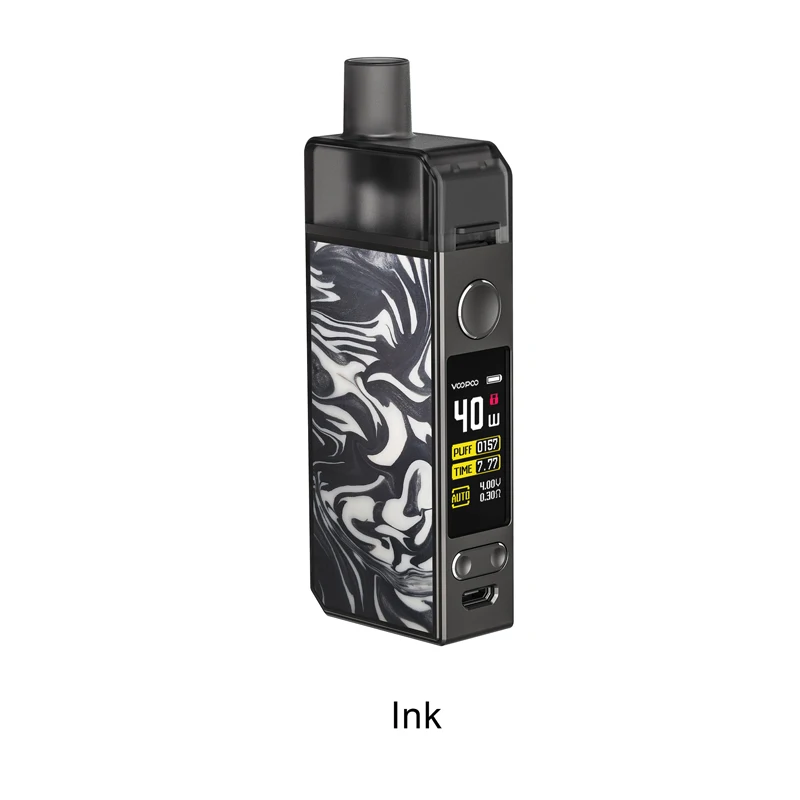 VOOPOO Navi MOD Pod Vape комплект 3,8 мл картридж 40 Вт коробка мод испаритель PnP-VM3 PnP-VM4 катушка MTL DTL электронная сигарета VS VINCI X - Цвет: Ink