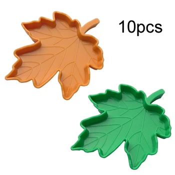 

10 Pcs Leaf Shape Turtle Reptile Water Bowl Tortoise Snake Food Feeding Bowl