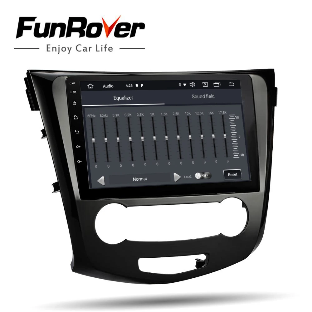 Автомобильный dvd плеер Funrover 2.5D + IPS 10 1 дюйма 2 din android 9 0 мультимедийный для Nissan Qashqai