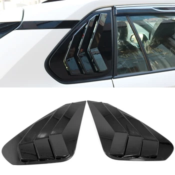 

For Toyota RAV4 XA50 2019 2020 Exterior Rear Window Triangle Side Louvers Shutter Vent Cover Trim