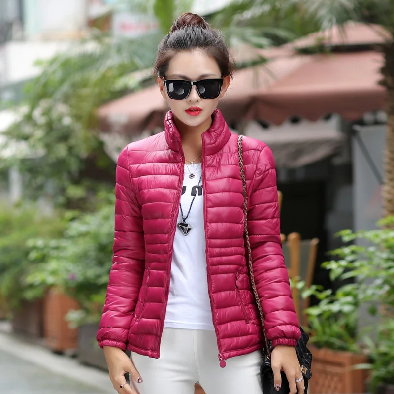 

2019 Autumn And Winter New Style down Jacket Cotton-padded Clothes Women's Short Korean-style Slim Fit Thin Large Size Slimming