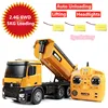 Multi-Functional Dump Truck 2.4G 6WD 5KG Loading Large Size With Loading Auto Un-Load Lifting Engineering Vehicle Long Time Used 1