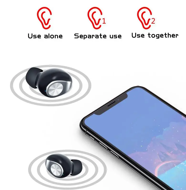 BEESCLOVER TWS-A8 Мини Bluetooth 5,0 наушники водонепроницаемые HiFi 3D стерео звук беспроводные Bluetooth наушники-вкладыши для спорта d30