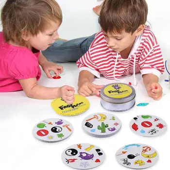 

Kid Brainteaser Educational Cards Parent-Child Paper Board Interactive Game