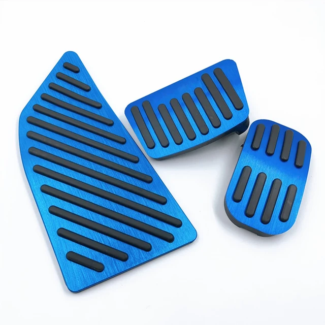 Car Parts Car Fuel Foot Pedal Brake Pedal Cover For Toyota Corolla 2019 2020 Aluminum Alloy Car Accessories AT 3pcs Blue