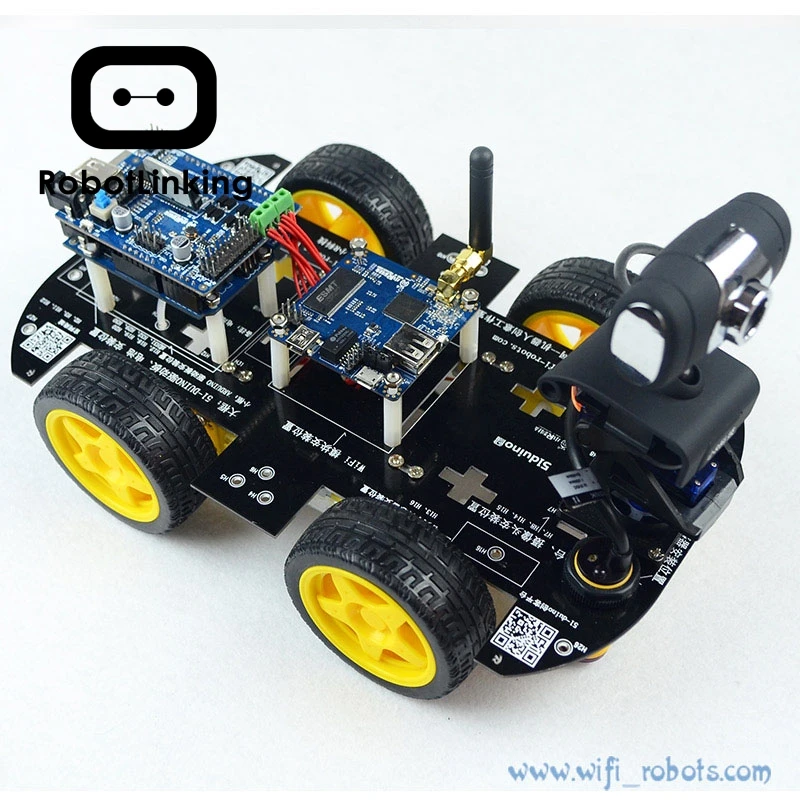 Умный автомобильный комплект роботов с Wi Fi для arduino iOS видео робот беспроводной