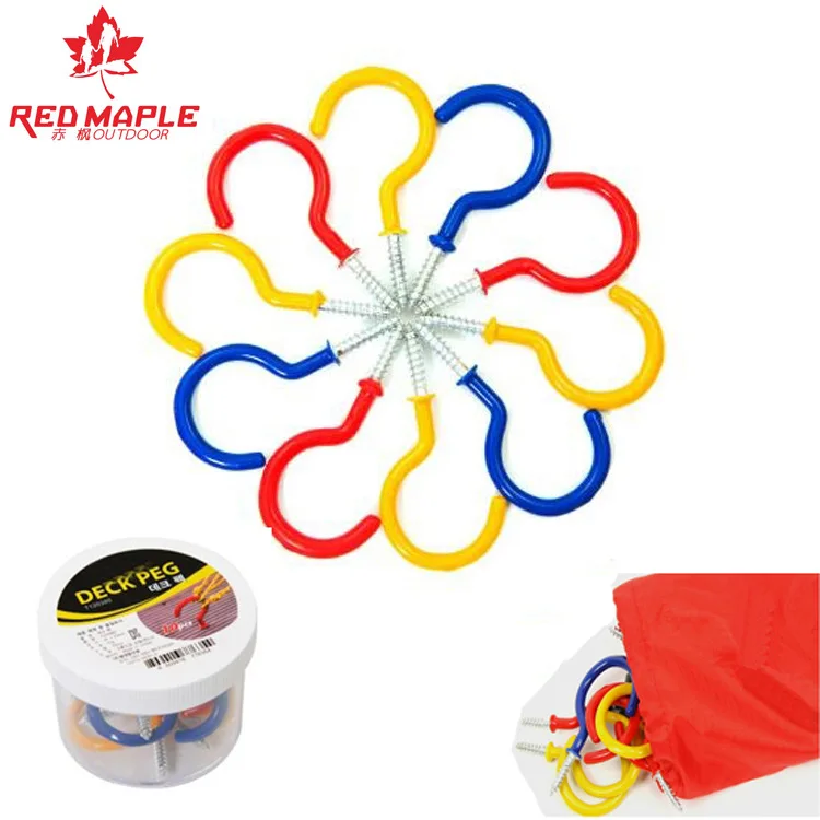 

Outdoor Camping Screw Spiral Board Nail Camping Field Tent Only Nail Zigong Screw Question Mark Nail Hook