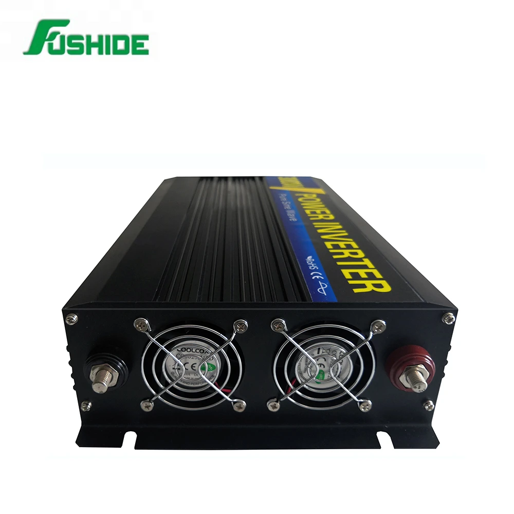 Инвертор с чистым синусом панели солнечных батарей инвертор 1000W с ЖК-дисплей экран дисплея 12 V/24 V/48 V