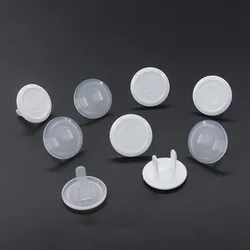 Bouchons de capot de sécurité pour enfants, protection de prise à 2 trous et 2 phases, accessoires Anti choc électrique pour bébés, 10 pièces 