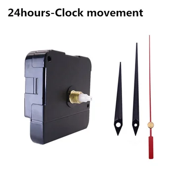 24hours Clock movement DIY Creative Wall clock hands 10 12 inch clock with metal hands Quartz Clock replace part Accessories