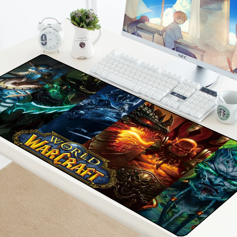 Large Gaming Mousepad Mat for World of Warcraft Mouse Pad Dragon Gamer Computer PC Desk Pad for Laptop Locking Edge Big Padmouse