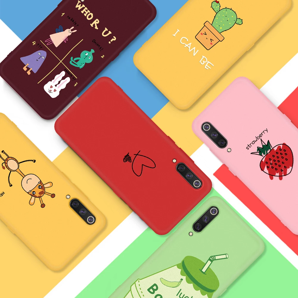 Силиконовый чехол с желтым жирафом для Xiaomi Redmi Note 7 6 5 Pro K20 7A 6A Mi 9 SE 9T 6X A2 CC9E 8 A3