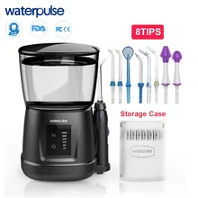 Водный Пульс V700P с 8 струйными наконечниками, емкость 1000 мл, зубная нить для полости рта, ирригатор для полости рта, портативная нить для путешественника