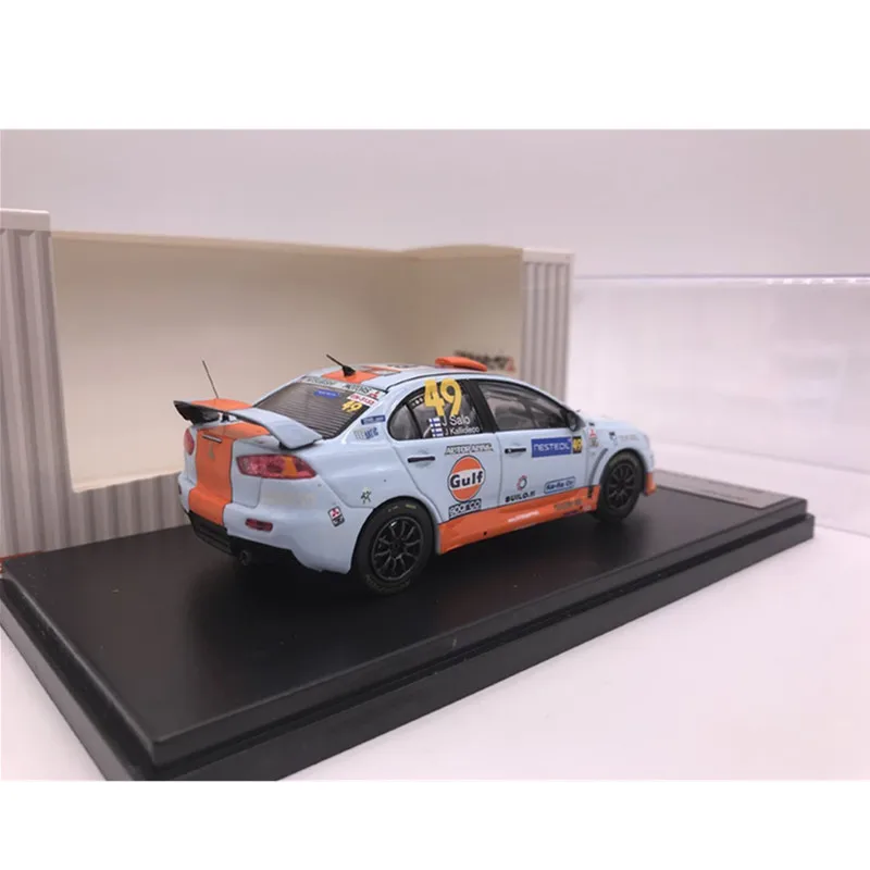 Модель автомобиля из 1:43 сплава TW mitsubiish Evo 10 металлическая игрушка модель автомобиля коллекция подарок