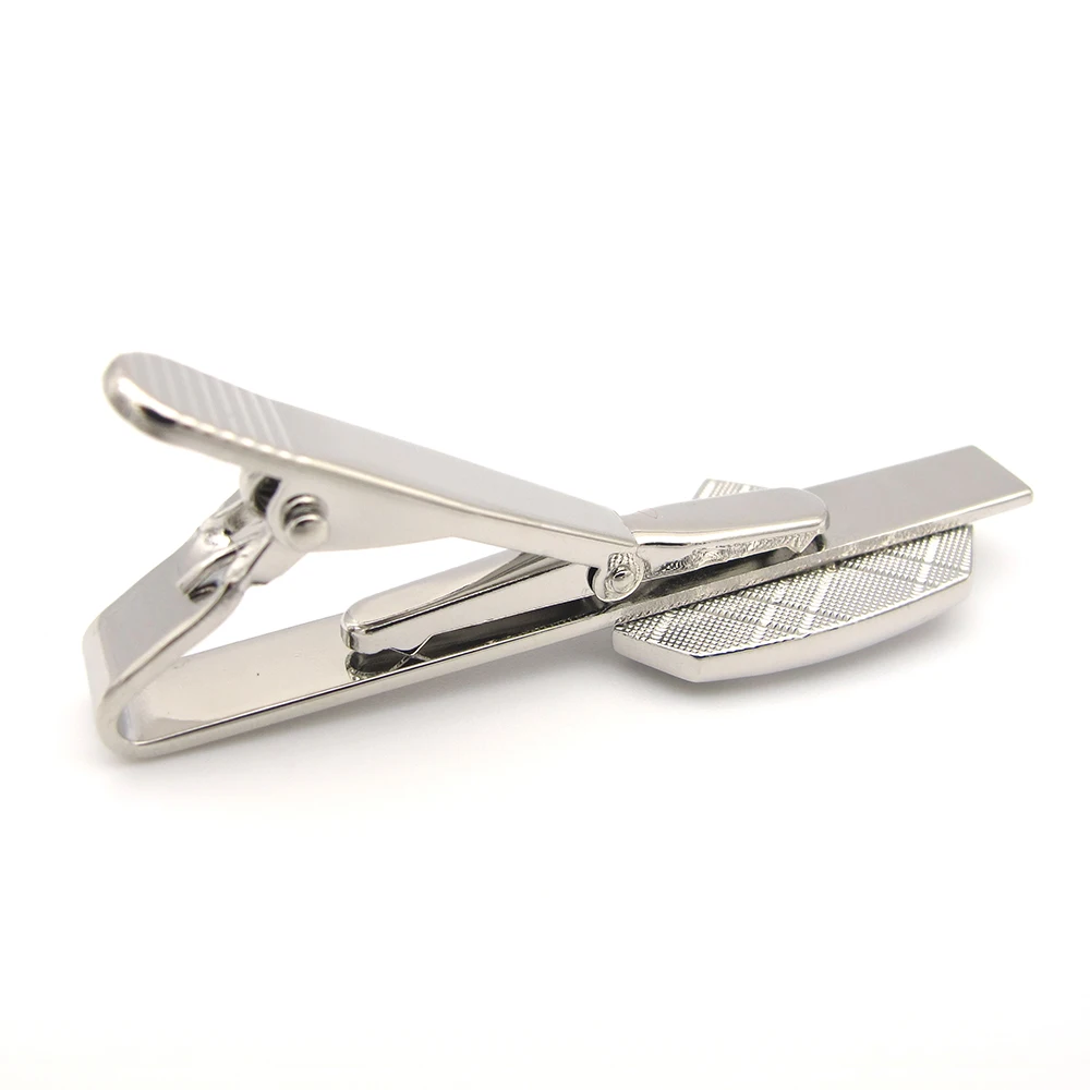 Superheroes Design Super Man Tie Clips For Men Quality Brass Material Silver Color Tie Pins Wholesale&retail