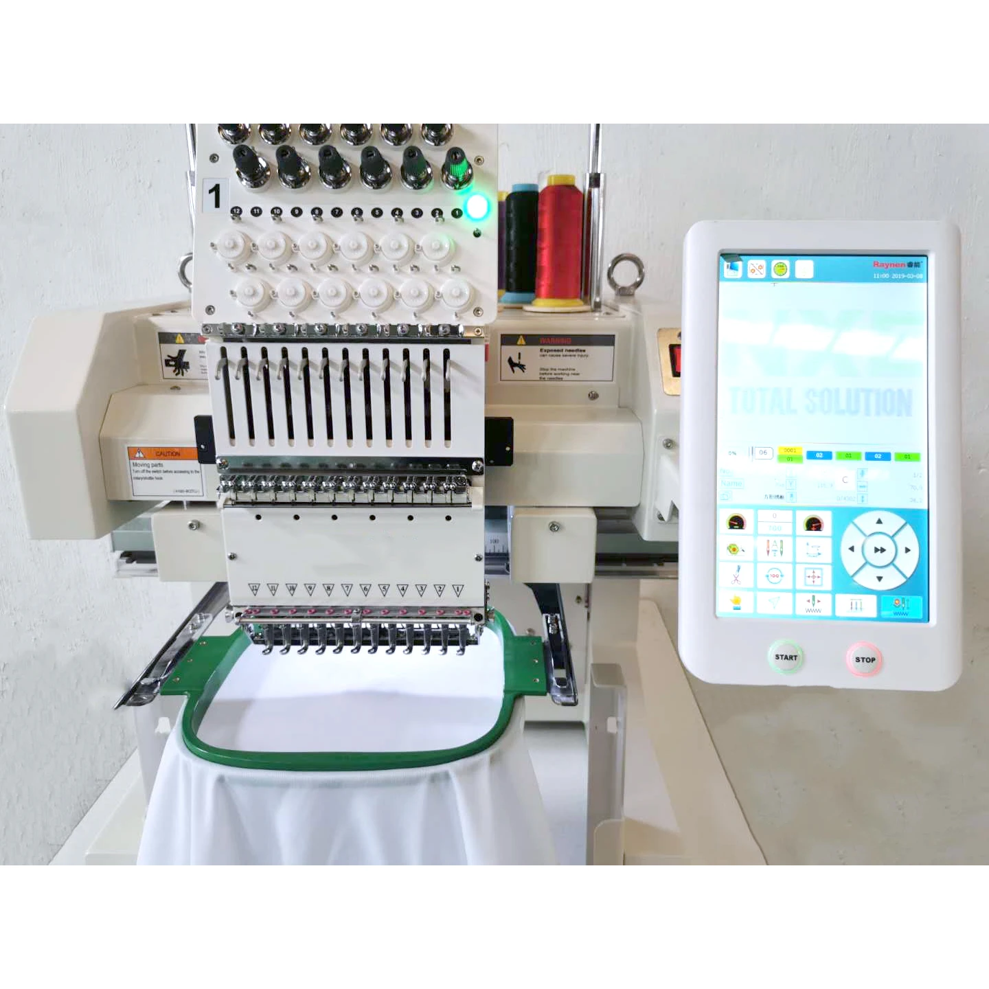 ProfessionalSingleHeadTableEmbroideryMachineForBaseball