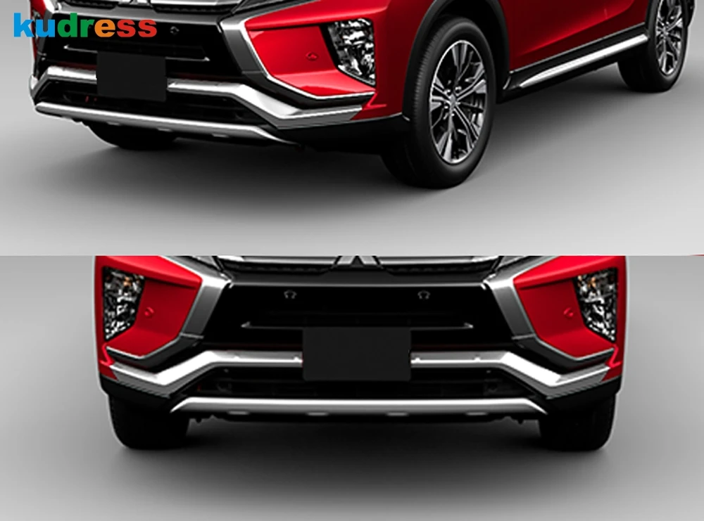 Для Mitsubishi Eclipse Cross ABS Матовый Автомобиль передняя сторона гоночные решетки бампер сетка решетка отделка вокруг крышки