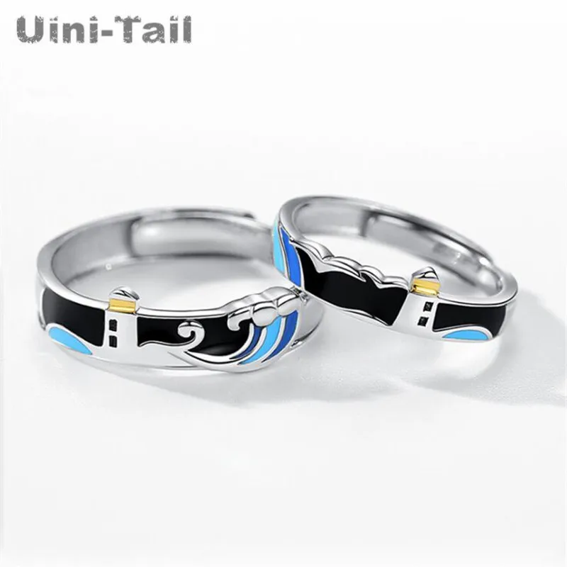 Uini-Tail Лидер продаж новинка оригинальные часы для влюбленных с открытым кольцом