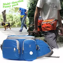 Товары для дрессировки домашних животных пакет на открытом воздухе выгула собак тренировок Snackpack ПЭТ мульти-функциональный пакет Бег поясная сумка спортивная тяги пакет