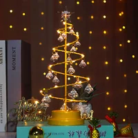 Luces de árbol de Navidad, decoración de dormitorio, lámpara de mesa de diamantes, decoraciones de Navidad, fiesta de Navidad, regalo de Navidad