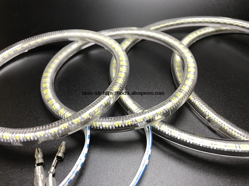 HochiTech для Chevrolet Lacetti Optra Nubira 2002-2008 ультра яркий SMD белый светодиодный ангельские глазки 2600LM halo Кольцо Комплект дневного света
