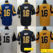 Все сшитые мужские wo Мужские Молодежные Детские Джерси Лос-Анжелес Джаред Гофф 16