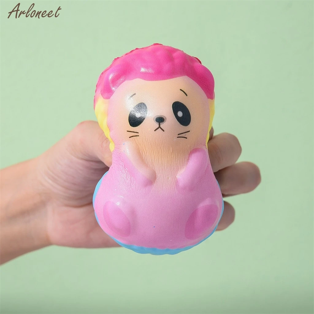 Kawaii очаровательный игрушечный еж медленно поднимающийся крем ароматизированные игрушки для снятия стресса подарки
