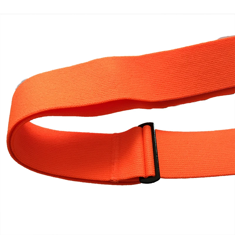 8 Heart Rate Chest Strap Belt Elastic Replacement Heart Rate Band for Polar Wahoo Garmin Bluetooth Ant+ Heart rate sensor Orange