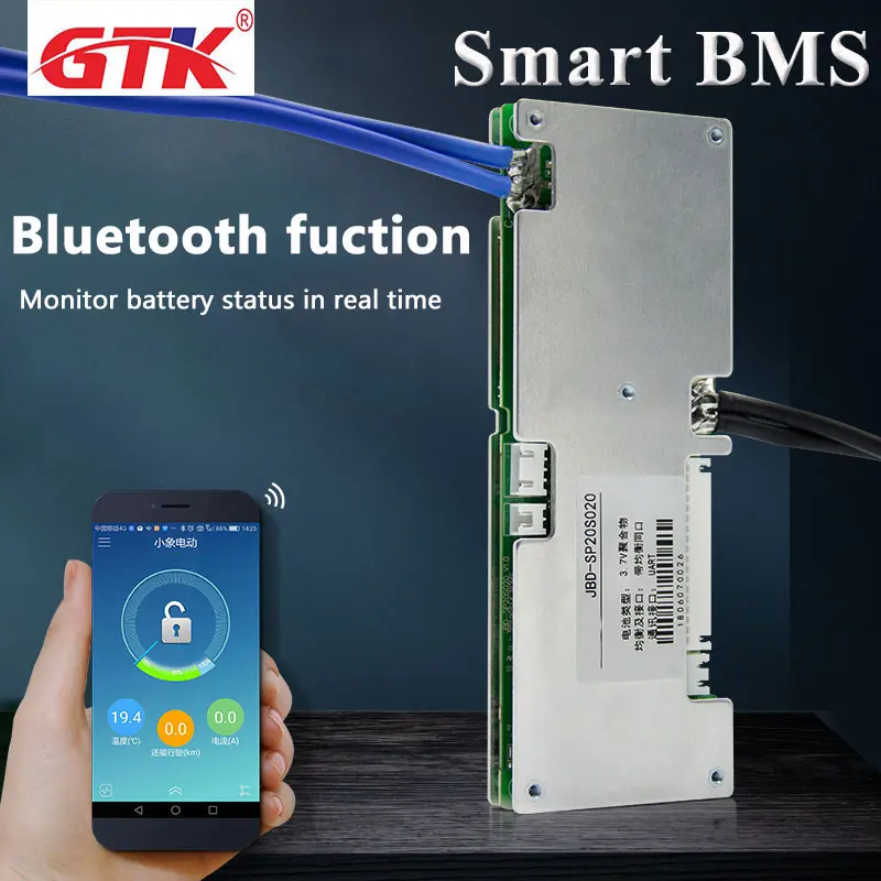 Плата за индивидуальные Bluetooth BMS использовать приложение для мониторинга состояния батареи в режиме реального времени- мощные функции