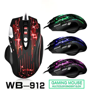 

Webber Mouse Weibo Shining Gaming Mouse Mouse E-Sports Chicken Internet Cafes Office Household Desktop Laptop