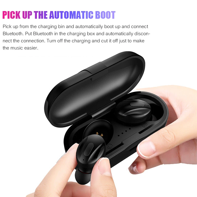 Bluetooth наушники TWS, беспроводные наушники Blutooth 5,0, наушники с громкой связью, спортивные наушники, игровая гарнитура, телефон PK i80 tws