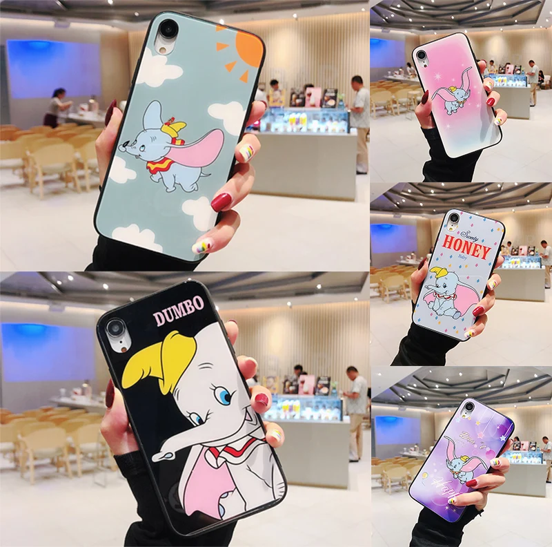 Модный дизайнерский мультяшный стеклянный чехол для телефона iphone 11 Pro X XR XS Max