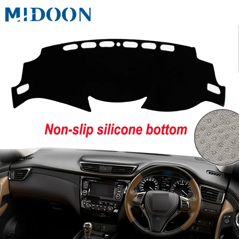 MIDOON для Nissan X-Trail 2013 2014 2015 2016 20172018 2019 чехлы стайлинга автомобиля коврик приборной