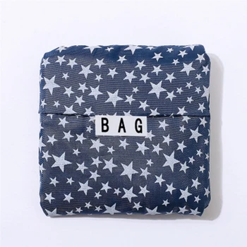 

Pouch Large Capacity Portable Travel Foldable Reusable Storage Food Grocery Home Polyester Wear Resistant Shopping Bag
