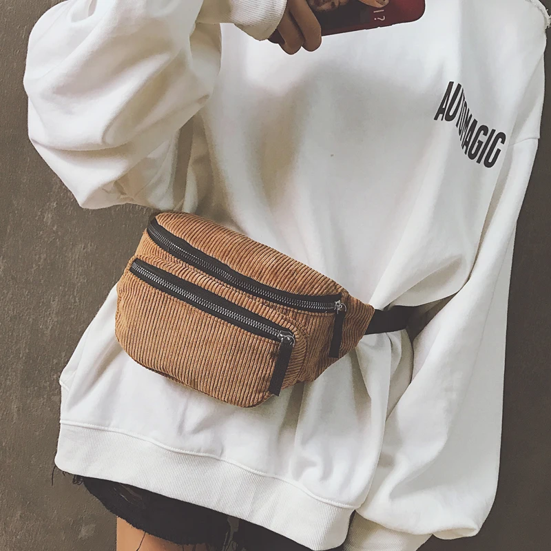 corduroy fanny pack