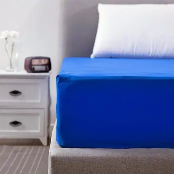 

40Pink Waterproof Mattress Protector Bed Sheet with Elastic Band Cover Mattress Protection Sanding Breathable Fitted Sheet