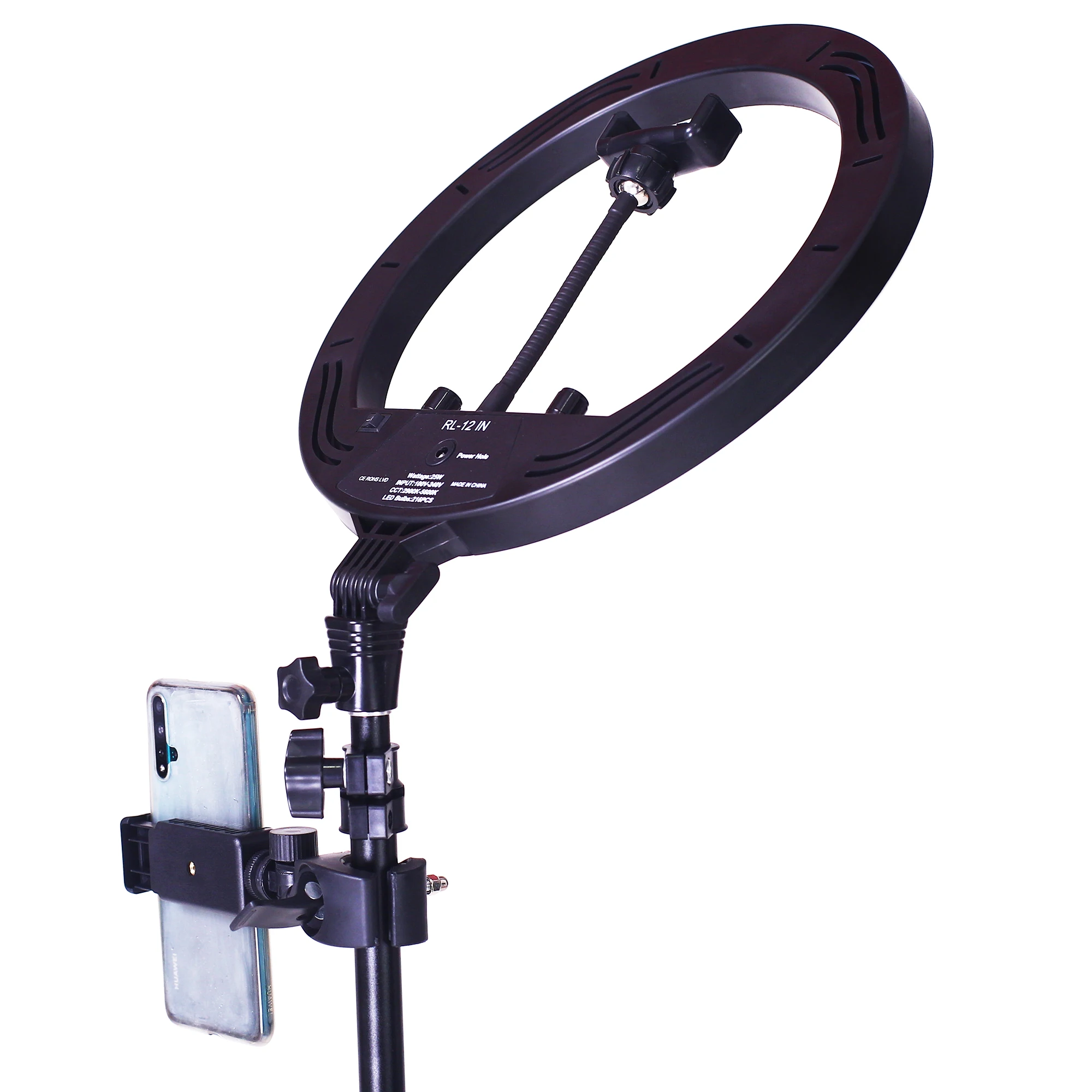  12 Inch Photography Video Light LED Tripod Ring Lamp Youtube Live 3500-5500k Studio Photo Makeup Li - 4000238397905