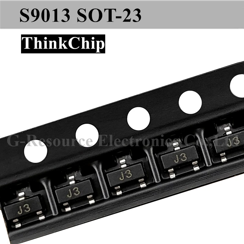 (100 шт.) S9013 СОТ-23 9013 SOT23 SMD PNP сигнала транзисторный Триод 200MA 500MA (маркировка J3) |