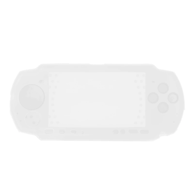 Силиконовый мягкий защитный чехол для sony playstation Портативный psp 2000 3000 консоль для psp 3000 защитный чехол для тела - Цвет: Белый