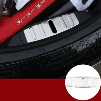 

Auto Accessories For Tesla Model 3 2016 -2019 Stainless Steel Luggage storage box rear guard cover Car Interior Accessories