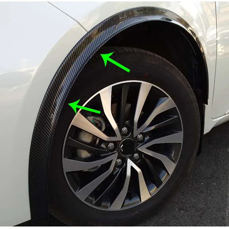 

Car Accessories for Ford Edge 2015 016 2017 2018 2019 Rubber Wheel Eyebrow Strip Sticker Fender Decoration Anti-scratch Bumper