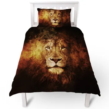 

Lion Duvet Cover Pillow Case Quilt Cover Set Bedclothes Single Bedding Sets For Bed