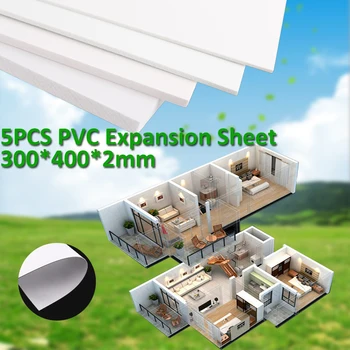 

5Pcs 300x400x2mm PVC Expansion Board Mini Landscape Base Set Building Sand Table Model Material